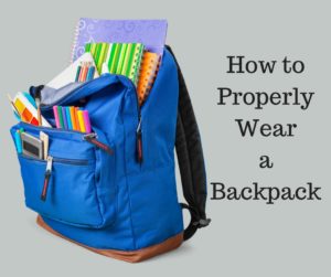 How to Properly Wear a Backpack - Symmetry Physical Therapy